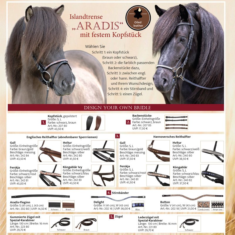 Kavalkade Eng. Reithalfter Aradis FERSKJA Island - IQ Horse