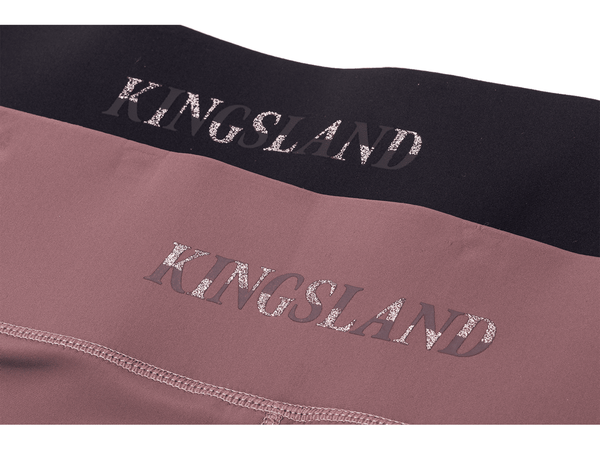 Kingsland Damen Reithose/Reitleggings Katinka Sommer23, Full Grip, purple flint - IQ Horse