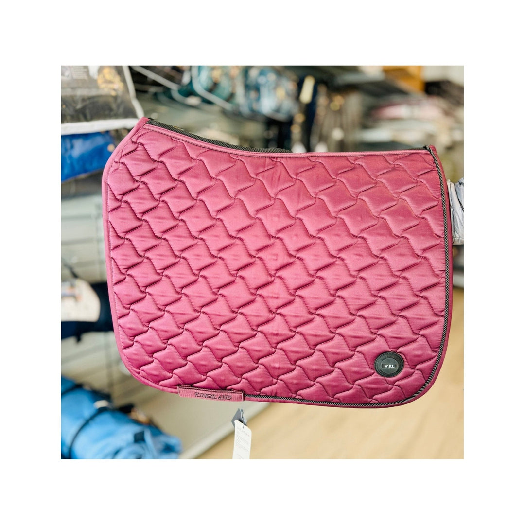 Kingsland KLemory Satin Dressur Schabracke, red fudge, Gr. Full - IQ Horse