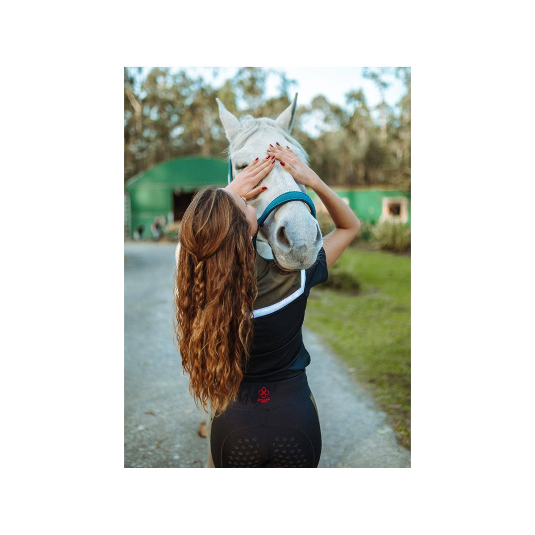 Kingsland Earth KLjenna recycelte Full-Grip Hose Damen, Navy - IQ Horse