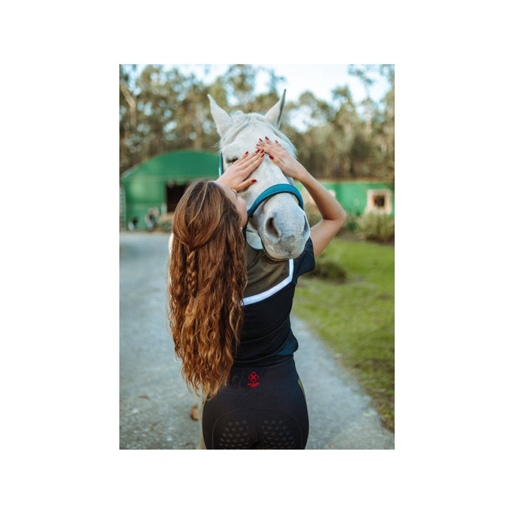 Kingsland Earth KLjenna recycelte Full-Grip Hose Damen, Navy - IQ Horse