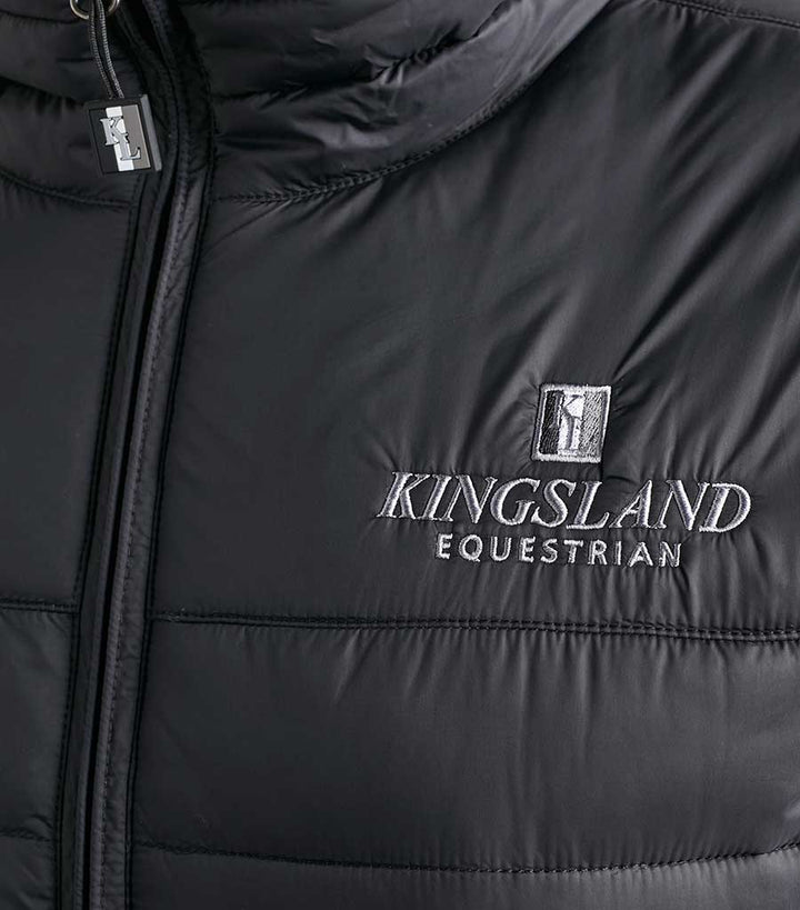 Kingsland Thermo Jacke Classic goes Black - Helgstrand Edition, unisex, Black - IQ Horse