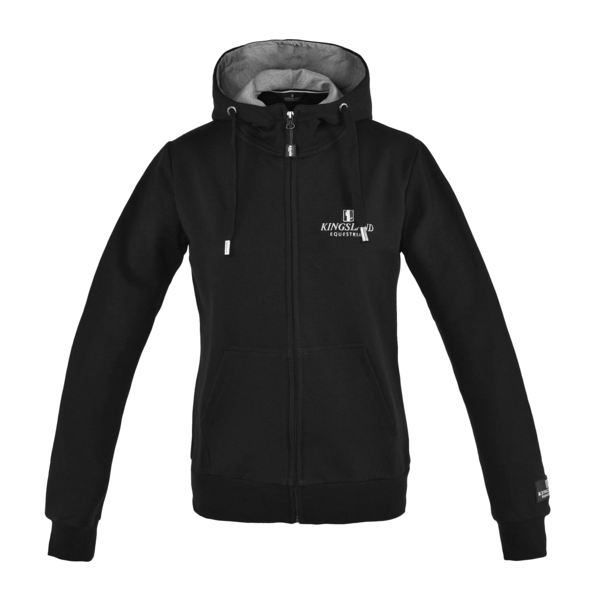 Kingsland Unisex Sweat Jacket, schwarz - IQ Horse