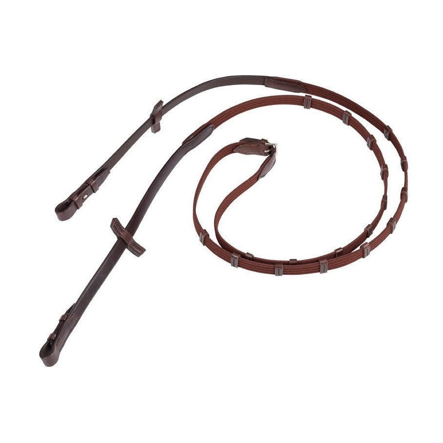 Stübben Gurtzügel schmal mit 9 Lederstegen und Zaumhaken - IQ Horse