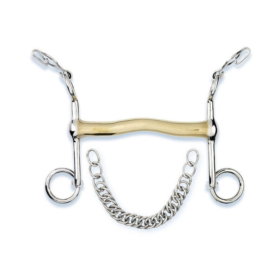 Stübben Steeltec Dressur- Kandaren Gebiss 2291 - IQ Horse