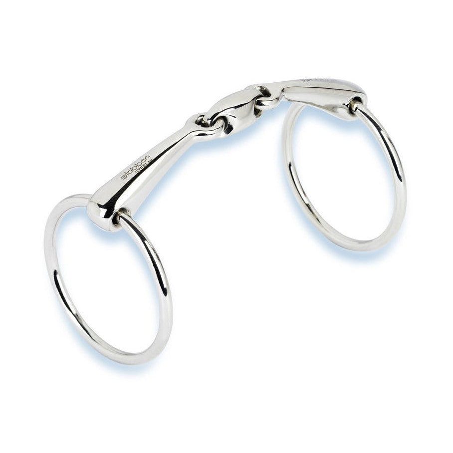 Stübben Steeltec doppelt gebrochene Wassertrense Easy Control - IQ Horse