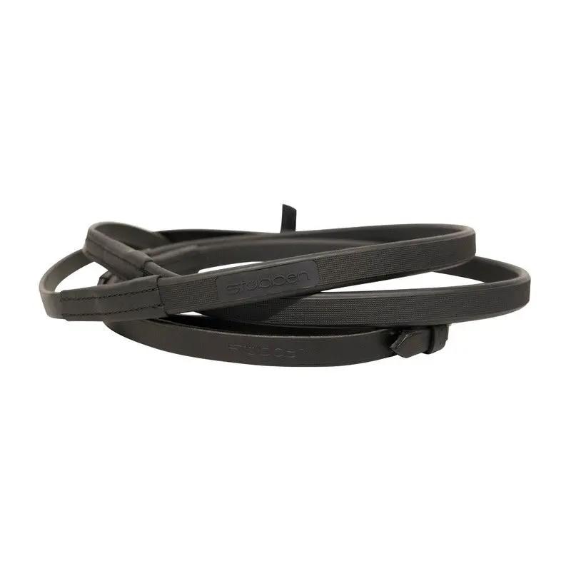 Stübben Gummizügel Slimline (1/2") mit Zaumhaken, VB/WB (140cm) - IQ Horse