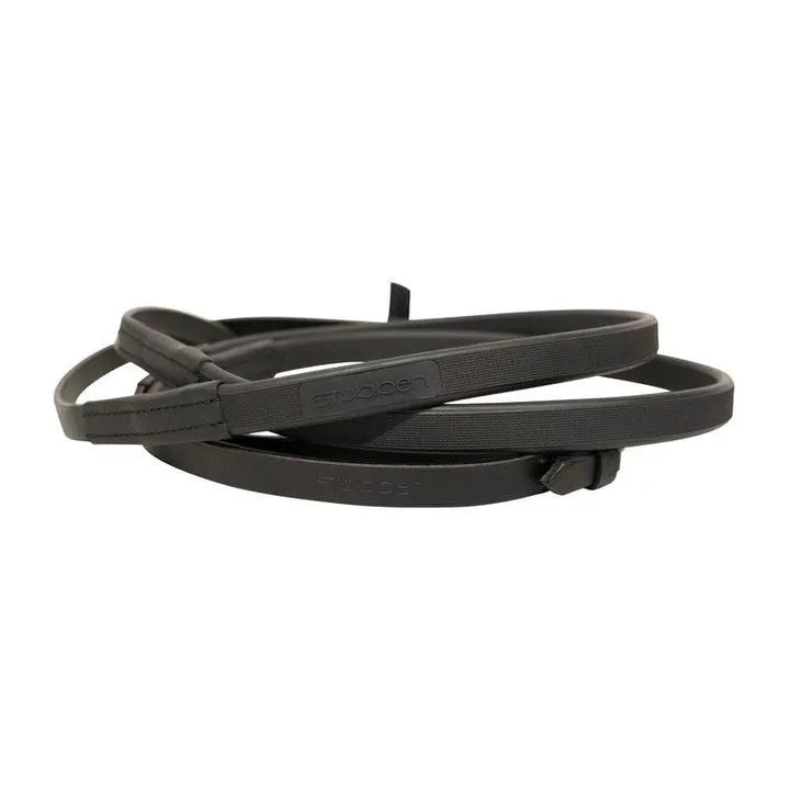 Stübben Gummizügel Slimline (1/2") mit Zaumhaken, VB/WB (140cm) - IQ Horse