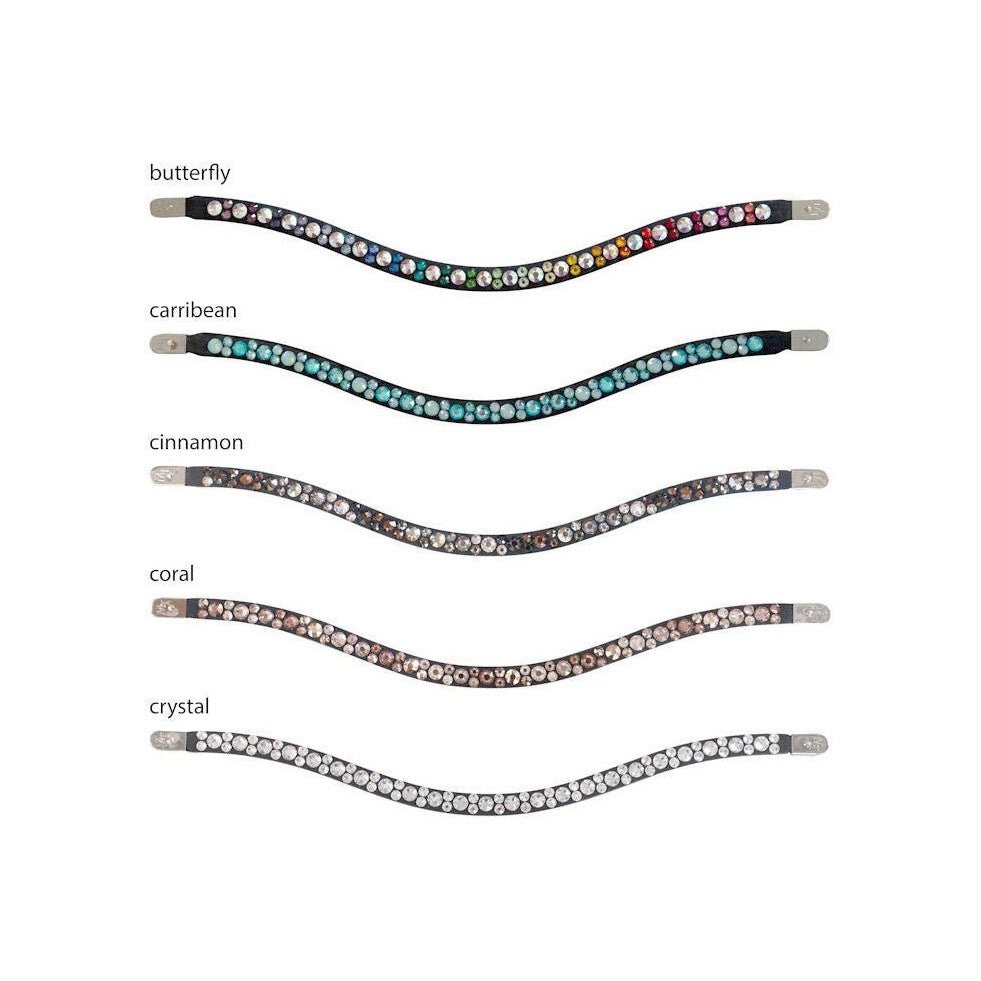 Magic Tack Stirnband Bling Swing crystal, mixed - IQ Horse