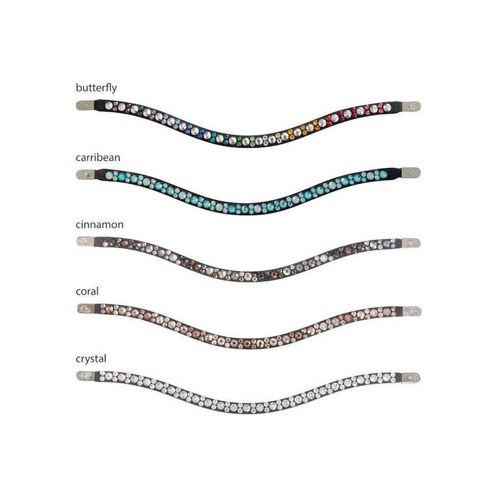 Magic Tack Stirnband Bling Swing crystal, mixed - IQ Horse