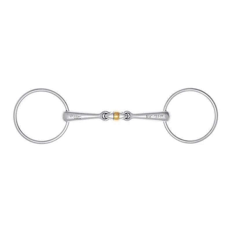 Stübben Steeltec Soft - Roll Gebiss 2428 Trense SWEET Kupfer - Mittelstück - IQ Horse