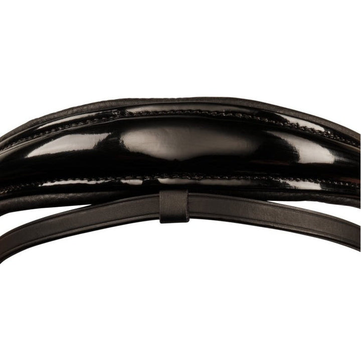 Stübben 2in1 Trensenzaum & Kandarenzaum 2800 Switch (schwarz lack/schwarz) - IQ Horse