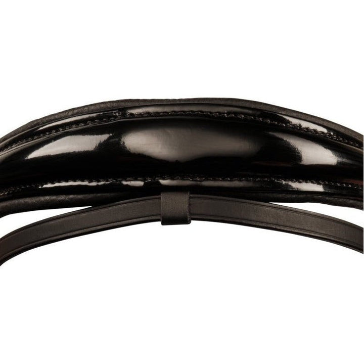 Stübben 2in1 Trensenzaum & Kandarenzaum 2800 Switch (schwarz lack/schwarz) - IQ Horse