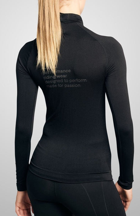 eaSt Shirt 'Seamless' long sleeve Trainingsshirt - black - IQ Horse