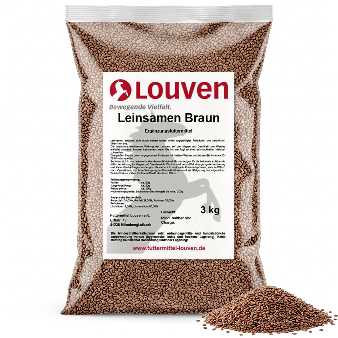 Leinsamen Leinsaat braun – ganz