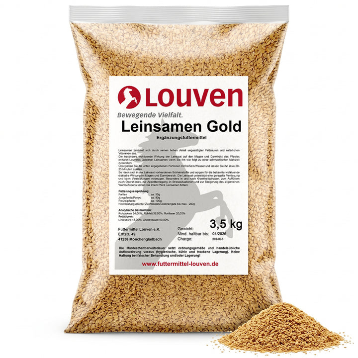 Leinsamen Leinsaat gold – ganz
