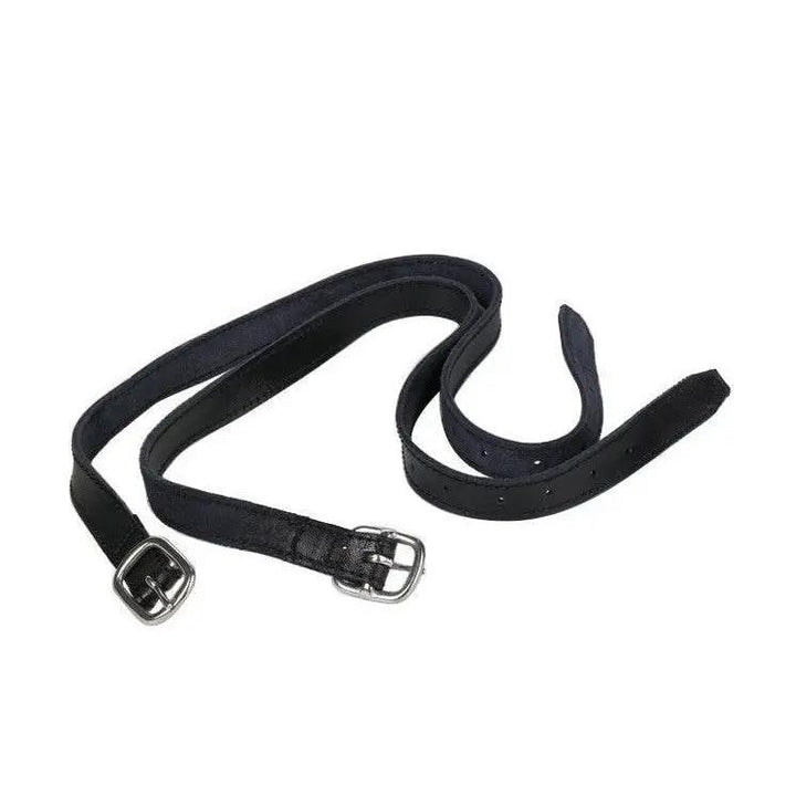 Stübben Leder - Sporenriemen, schwarz,Edelstahl 45 cm - IQ Horse