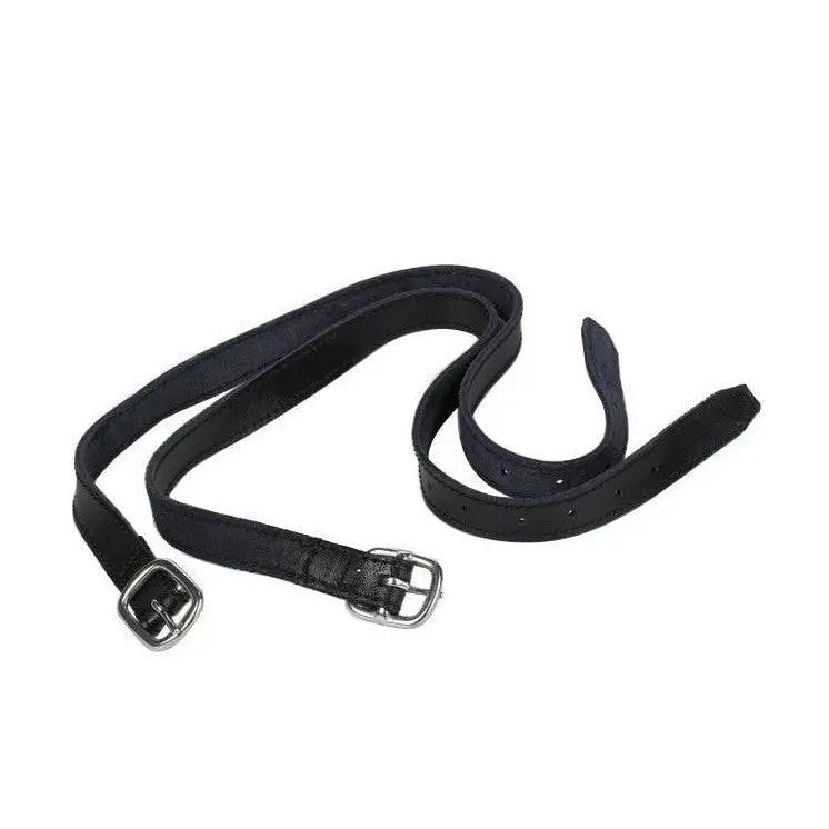 Stübben Leder - Sporenriemen, schwarz,Edelstahl 45 cm - IQ Horse