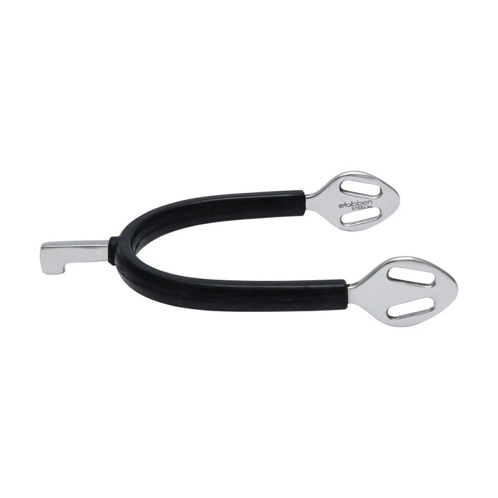 Stübben Steeltec Fine Line Hammersporen Edelstahl - gummiert - IQ Horse