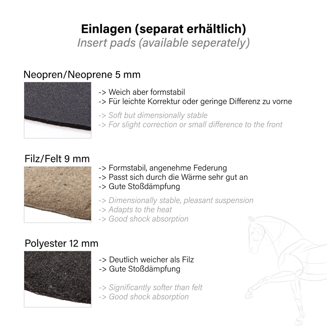 Schabracke Lammfell – mit Einlagentaschen