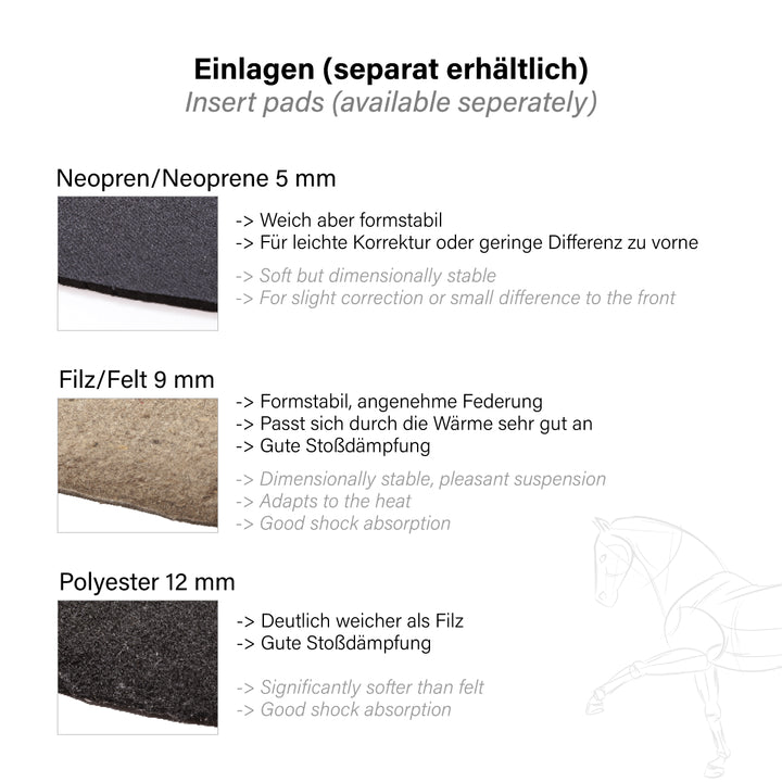 Schabracke Lammfell – mit Einlagentaschen
