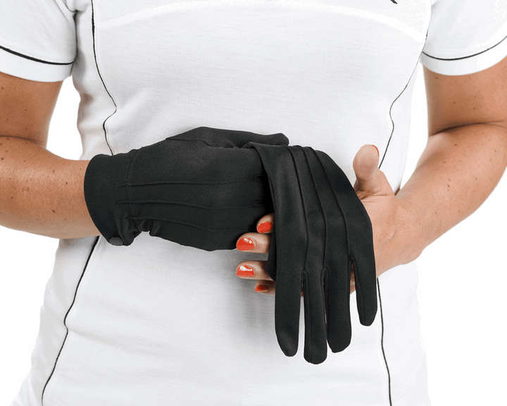 Back on Track Handschuhe mit Welltex, Black , Unisex - IQ Horse