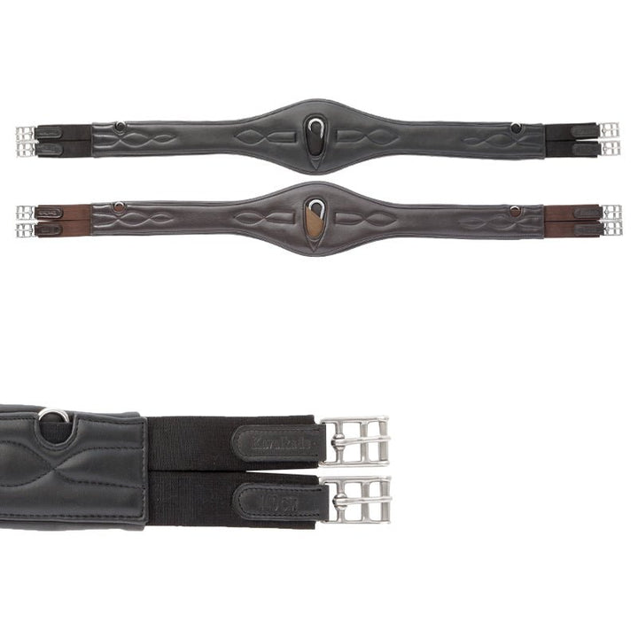 Langgurt Softleder COMFORT mit Elast - anatomisch geschnitten - IQ Horse