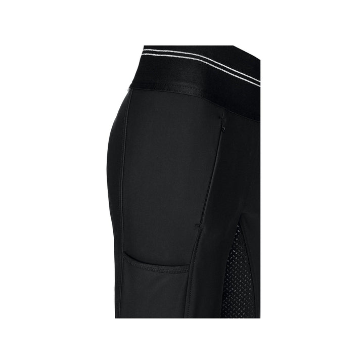 PIKEUR Reithose GIA ATHLEISURE Grip Ganzbesatz, Dark Shadow - IQ Horse