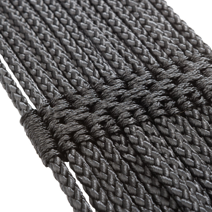Schnurenkurzgurt Rope schwarz