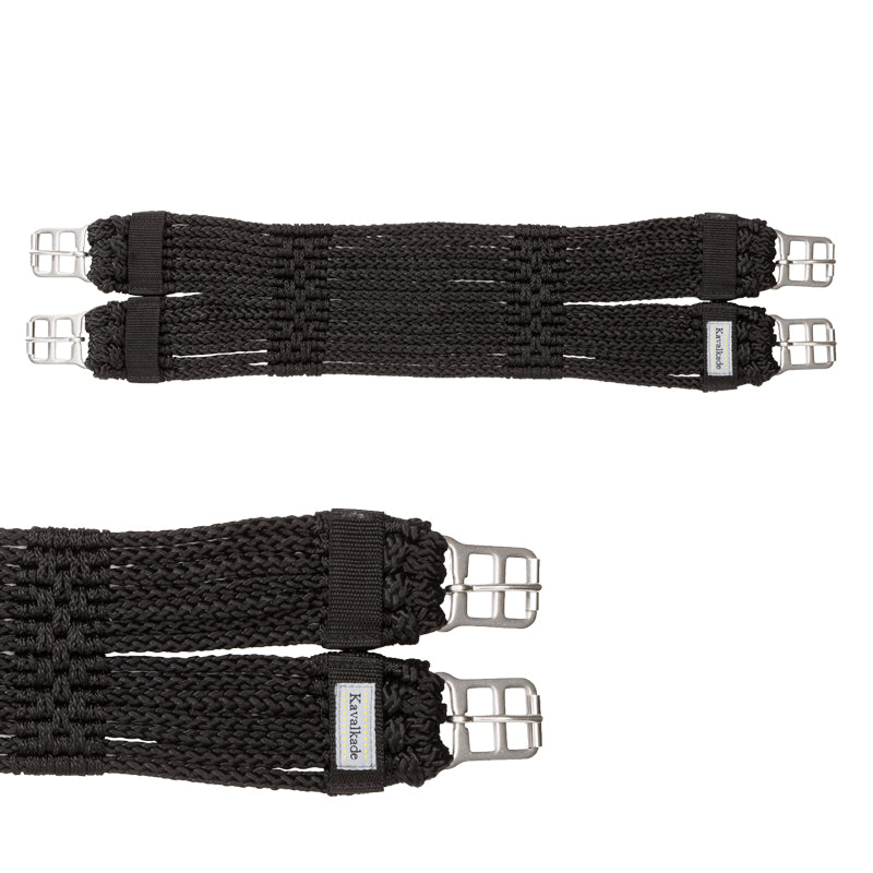 Schnurenkurzgurt Rope schwarz