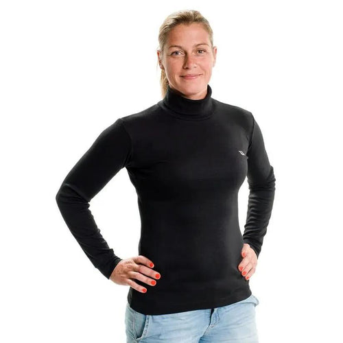 Back on Track Rollkragensweatshirt Damen mit Welltex, schwarz - IQ Horse