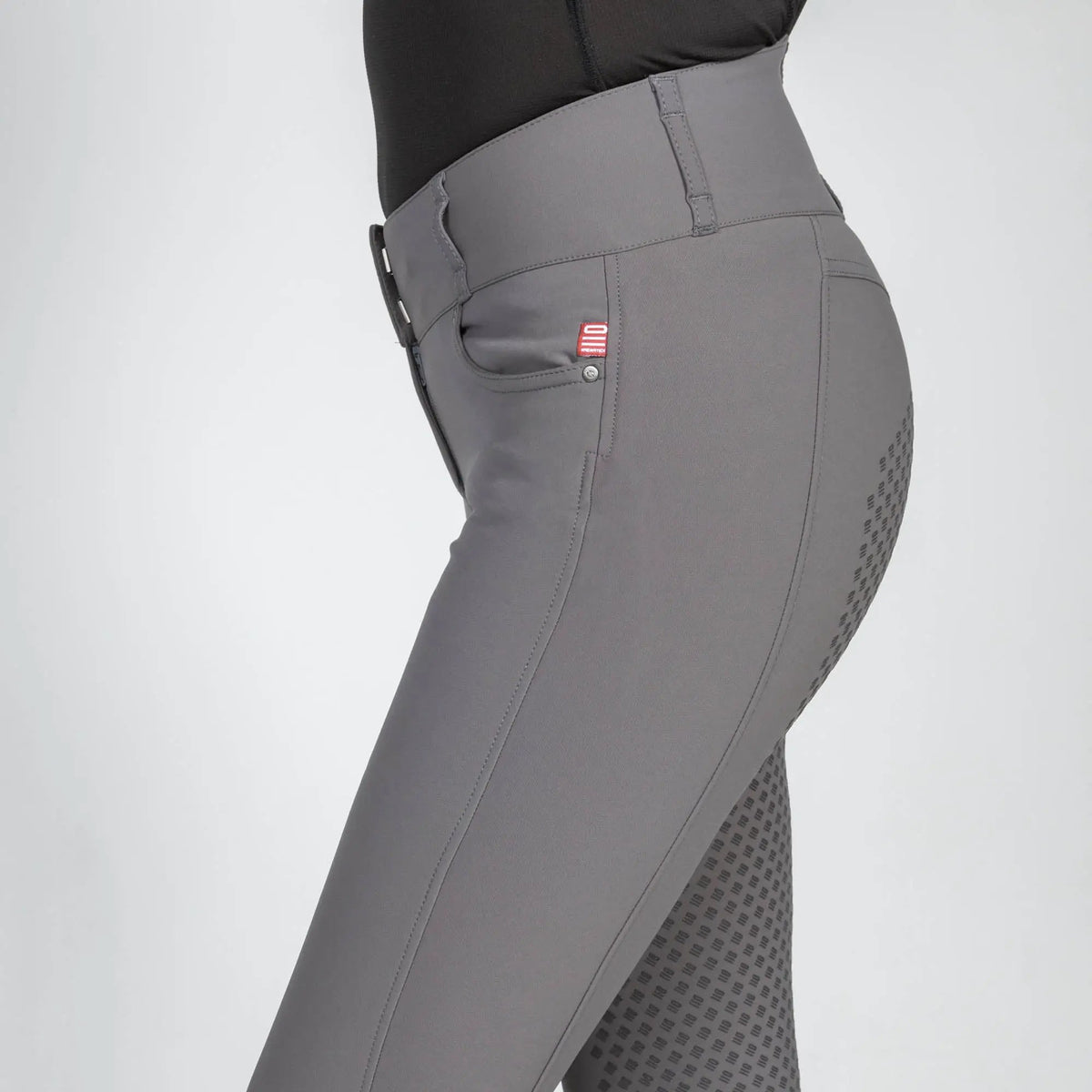 Back on Track Reithose JULIA Full Grip, grau - IQ Horse
