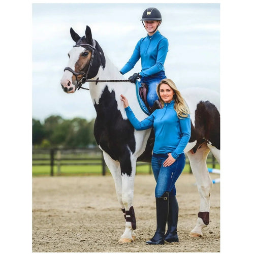 PS of Sweden Trainingsshirt/ Base Layer Willow, Sea - IQ Horse