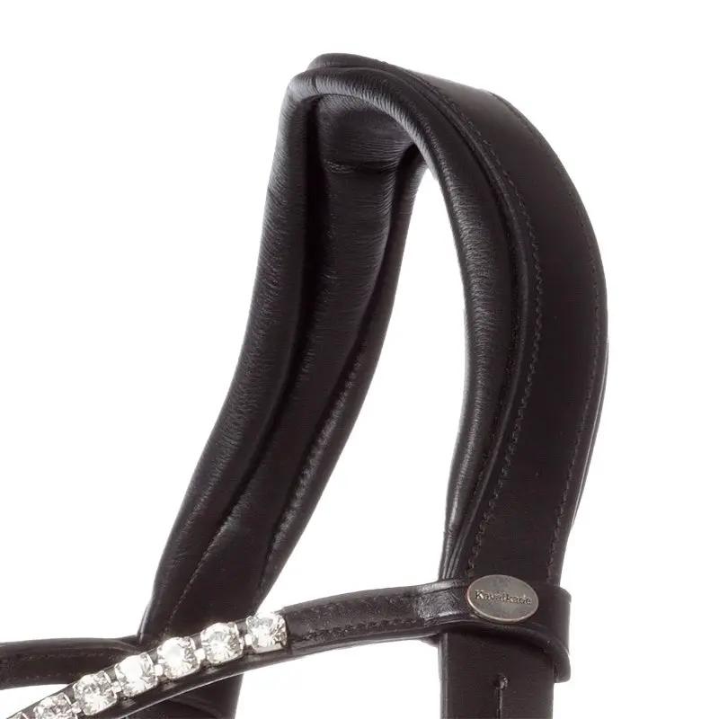 Kavalkade Trense JULIANA eng. - kombiniert, Schwarz - Schwarz - IQ Horse