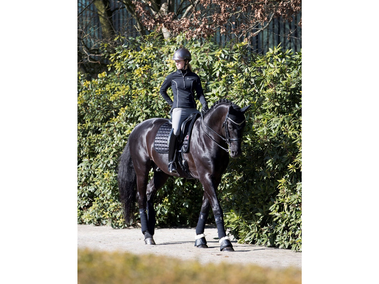 LeMieux Dressurschabracke "Loire klassisch Satin", Black - IQ Horse