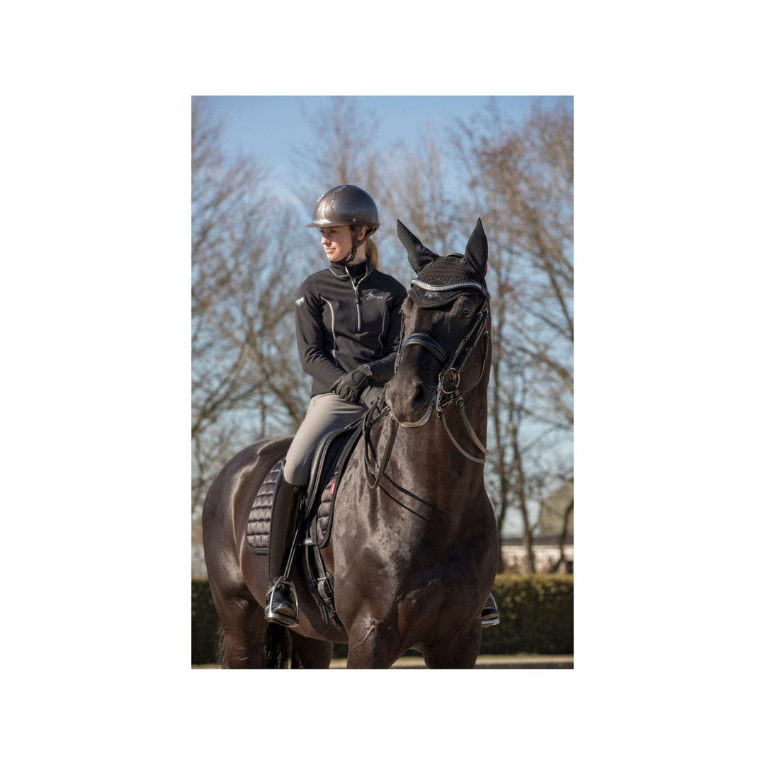LeMieux Dressurschabracke "Loire klassisch Satin", Black - IQ Horse