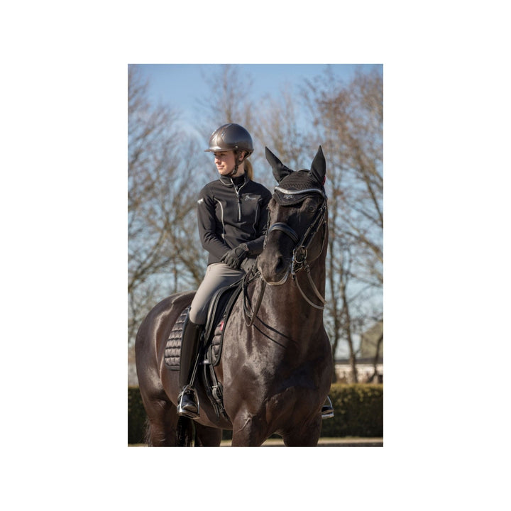 LeMieux Dressurschabracke "Loire klassisch Satin", Black - IQ Horse