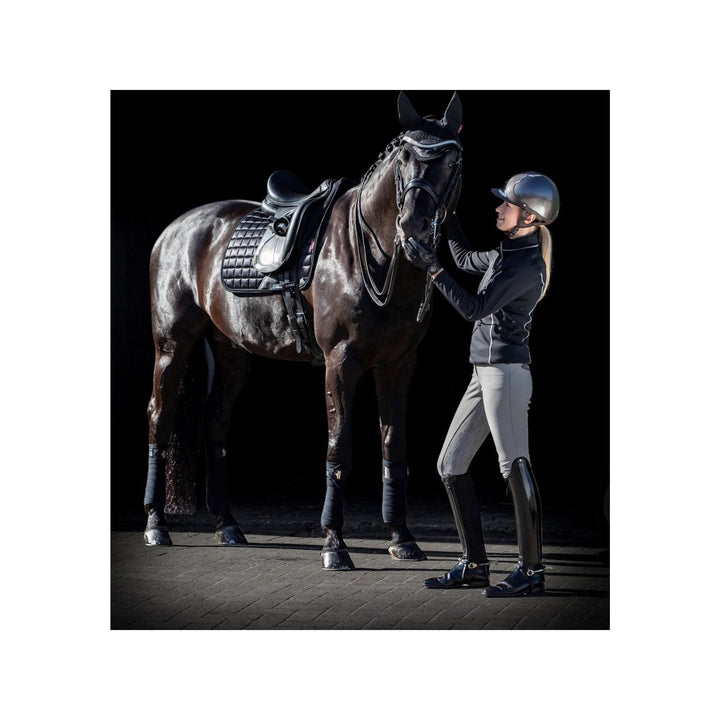 LeMieux Dressurschabracke "Loire klassisch Satin", Black - IQ Horse
