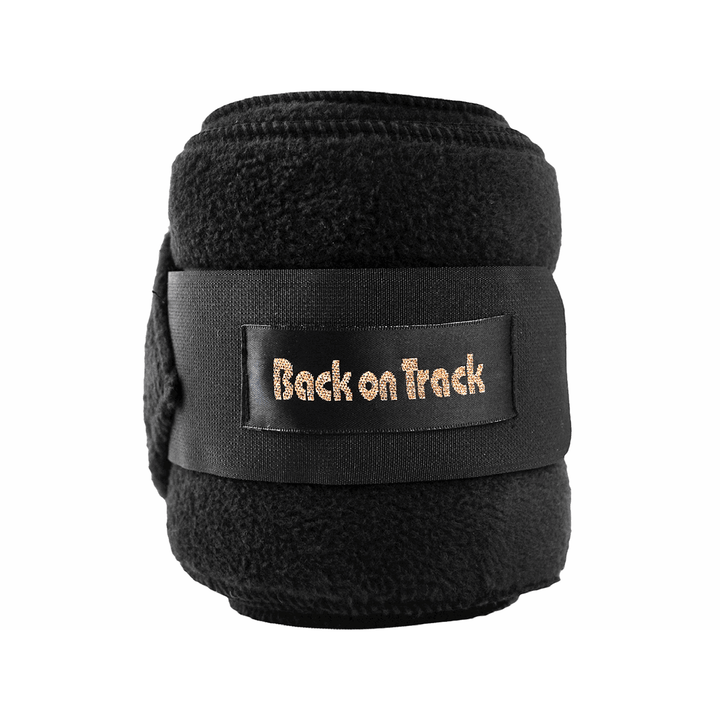 Back on Track Fleecebandagen, 2 er Pack, schwarz - IQ Horse
