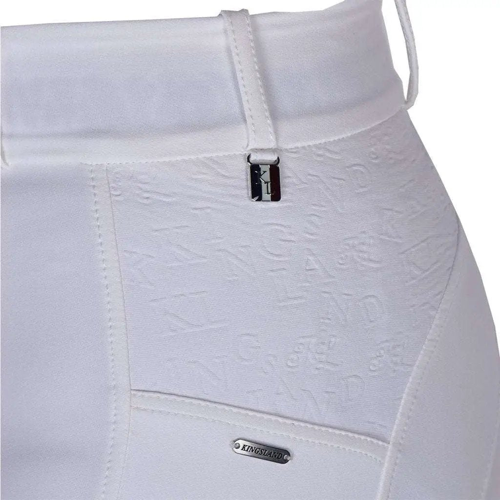 Kingsland KLkadi E - Tec Full - Grip Reithose Damen Limited Edition, Weiß - IQ Horse