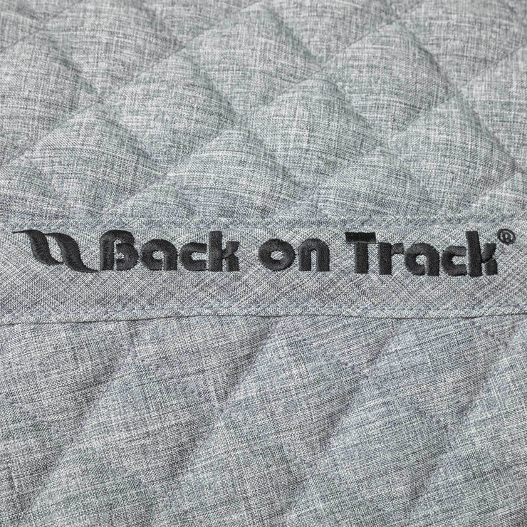 Back on Track Haze Collection Fleecedecke/ Abschwitzdecke, grau melange - IQ Horse