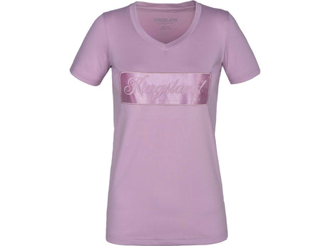 Kingsland KLluna T - Shirt Damen satin print, lilac - IQ Horse