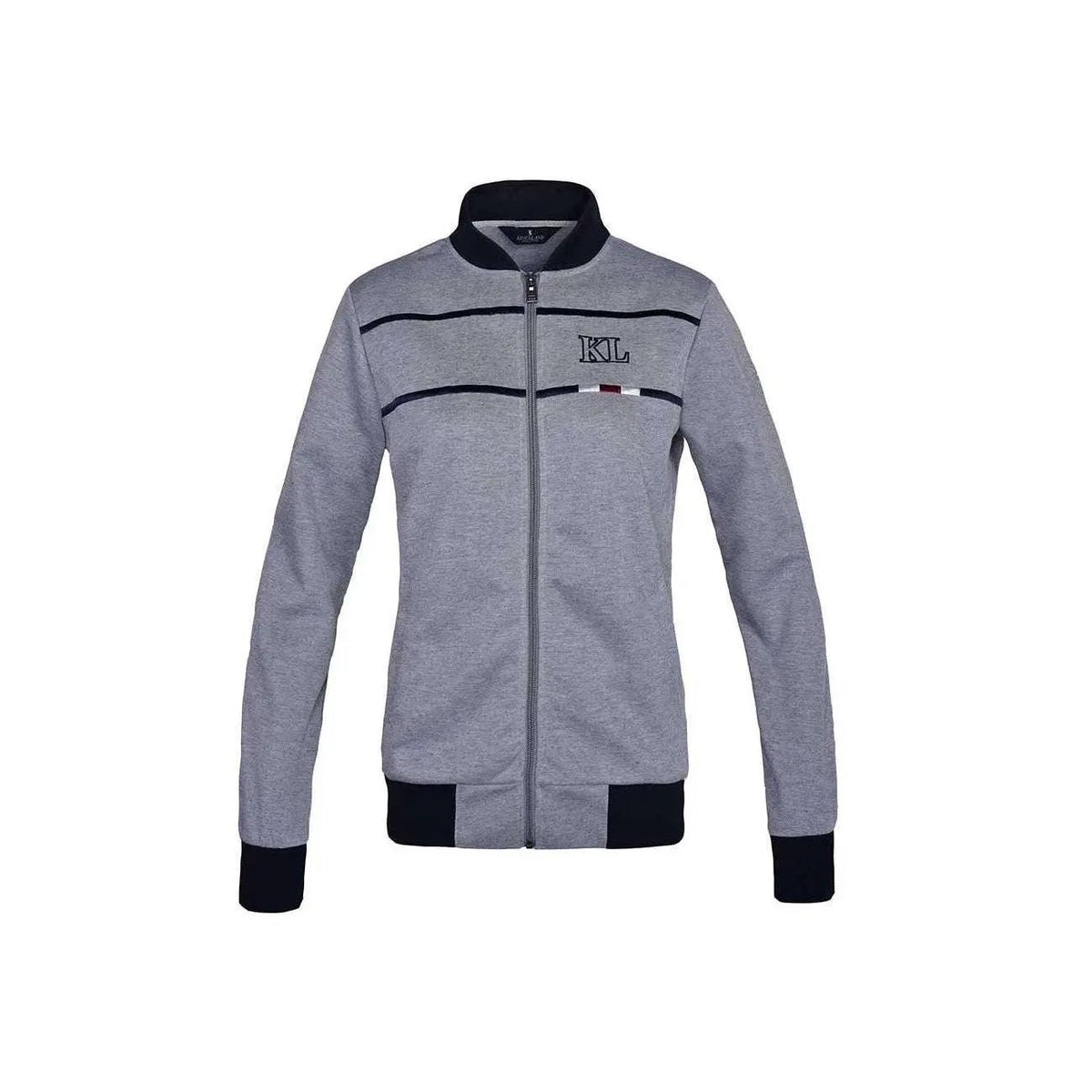 Kingsland Unisex Sweat - Bomberjacke "KLladimir", Grau - IQ Horse