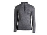 Kingsland KLnia Trainingsshirt mit ½ Reißverschluss für Damen, Charcoal - IQ Horse