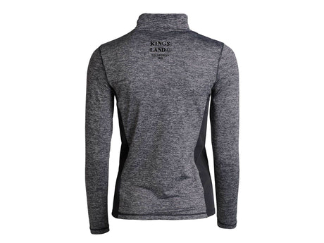 Kingsland KLnia Trainingsshirt mit ½ Reißverschluss für Damen, Charcoal - IQ Horse