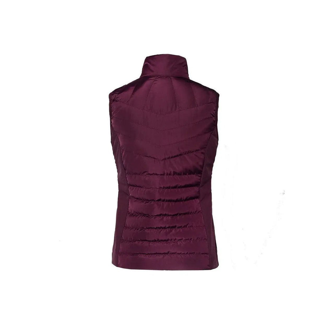 KLmanuela isolierte Softshell-Weste, Red Fudge, Rückseite - IQ Horse