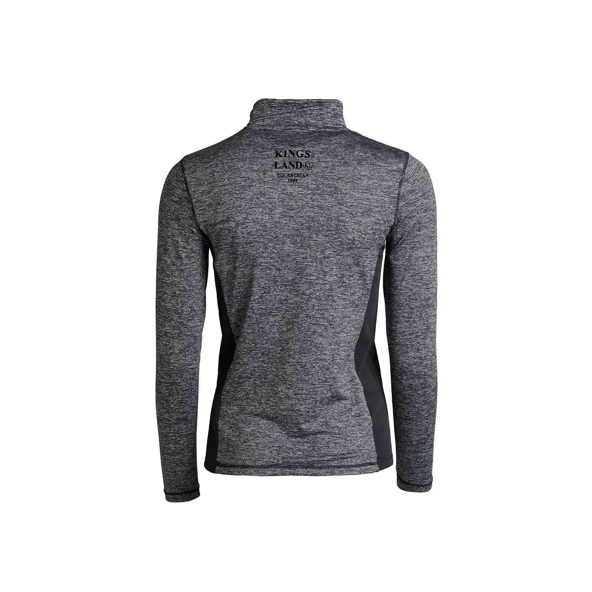 Kingsland KLnia Trainingsshirt mit ½ Reißverschluss für Damen, Charcoal - IQ Horse