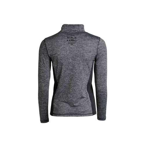 Kingsland KLnia Trainingsshirt mit ½ Reißverschluss für Damen, Charcoal - IQ Horse