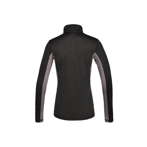 Kingsland KLmaxine Trainingsshirt mit ½ Reißverschluss für Damen, Green Beluga - IQ Horse