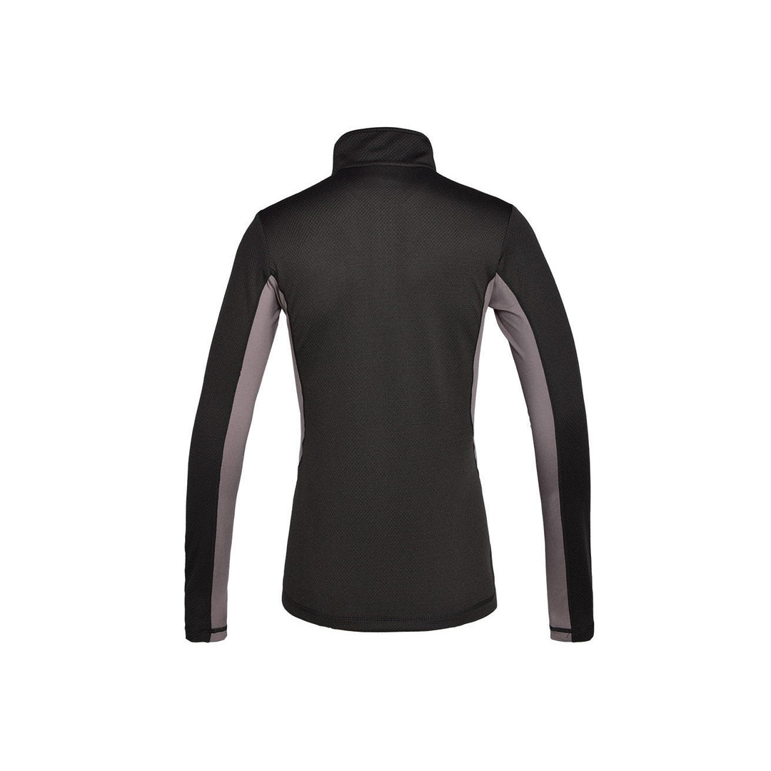 Kingsland KLmaxine Trainingsshirt mit ½ Reißverschluss für Damen, Green Beluga - IQ Horse